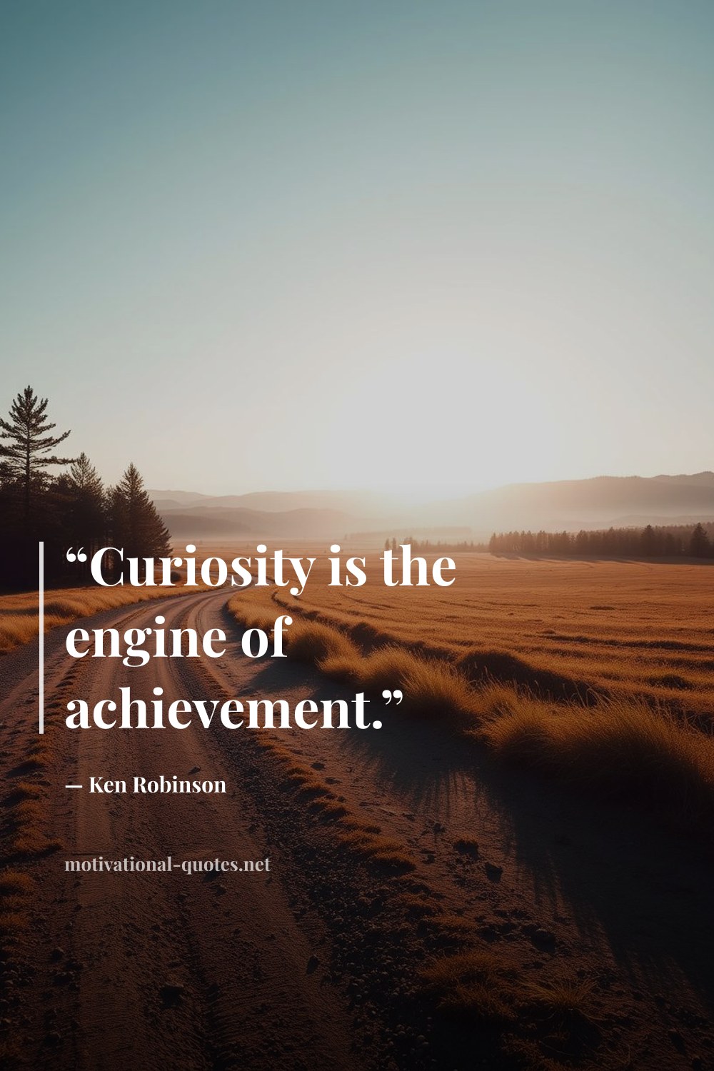 "“Curiosity is the engine of achievement.”" — Ken Robinson